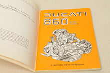Load image into Gallery viewer, Ducati 860 Istruzioni per l'uso e la manutenzione - User's owner manual ITALIAN - Very Good