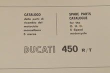 Load image into Gallery viewer, Ducati Spare Parts Catalog Catalogue 450 R/T Bevel Single 5-Speed OHC - Very Good