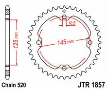 Load image into Gallery viewer, JT SPROCKETS SPROCKET RR 38T JTR1857.38