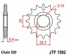 Load image into Gallery viewer, JT SPROCKETS SPROCKET C/S YFM700 13T JTF1592.13