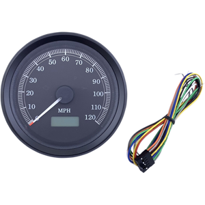 Drag 3-3/8" Programmable Electronic Speedometer MPH For Harley 1999-03 2210-0502