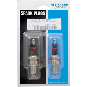Drag Specialties Spark Plug Set Pair 2103-0199 for Harley Davidson EVO B/T 75-99