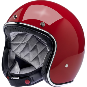 Display Biltwell Bonanza Helmet DOT - Gloss Red Medium MD MED M | 1001-137-203