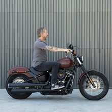 Load image into Gallery viewer, Biltwell | Chumps Handlebar | Black Electroplate | TBW with Insert | 1" | Compatible With Cable Operated Throttles and Harley's Throttle-By-Wire Control Module