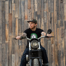 Load image into Gallery viewer, Biltwell | Tracker Handlebar | Chrome Plated Finish | TBW with Insert | 1" | Compatible With Cable Operated Throttles and Harley's Throttle-By-Wire Control Module