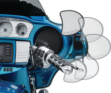 Load image into Gallery viewer, Kuryakyn 6575 Motorcycle Accessory: Adjustable Mirror Relocators for 2014-21 Harley-Davidson Street Glide, Black, 1 Pair