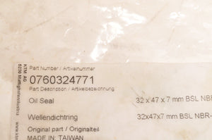 Genuine KTM Oil Seal Shaft Sealing Ring Transmission Wheel see list | 0760324771