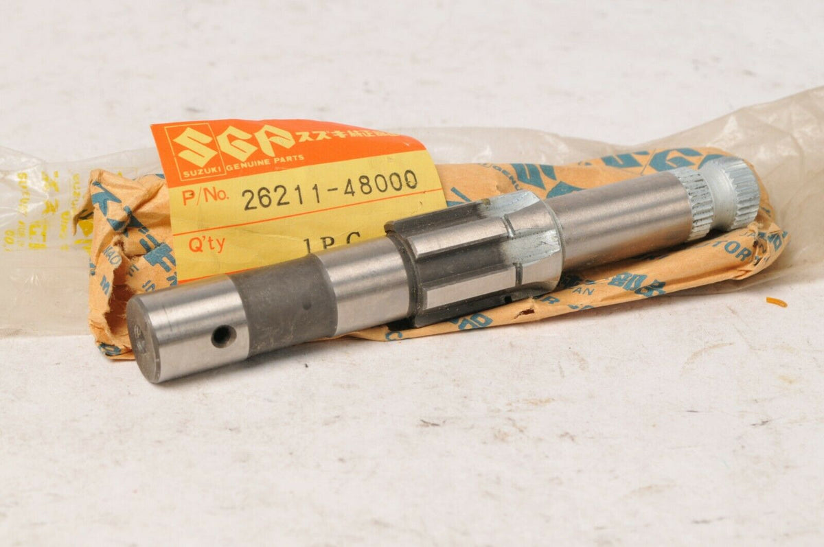 New NOS Genuine Suzuki 26211-48000 Shaft,Kick Starter