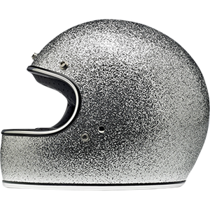 Biltwell Gringo Helmet ECE - Brite Silver Mega Metal Flake Large | 1002-405-104