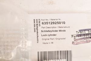 Genuine KTM Lock Cylinder Set with Pins - for re-keying KTM cases  | 63512925010