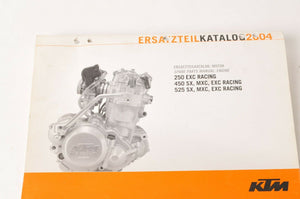 Genuine Factory KTM Spare Parts Manual Engine - 250 450 525 SX MXC EXC Racing 04