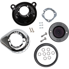 Load image into Gallery viewer, S&amp;S Cycle Air Stinger Stealth Air Cleaner Kit Chrome fits XL 883 1200  170-0725