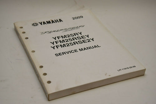 OEM Yamaha ATV Service Shop Manual LIT-11616-22-09 2009 RAPTOR 250 YFM25RY ++