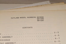 Load image into Gallery viewer, Vintage Polaris Parts Manual 9910726 1981 Cutlass 340 440 Snowmobile OEM Genuine