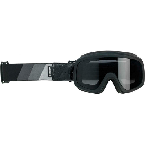 Biltwell Overland 2.0 Goggles - Tri-Stripe Monochrome Black Frame MX Motorcycle