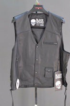 Load image into Gallery viewer, Black Brand Mens Biker Axe Vest Black 3XL XXL