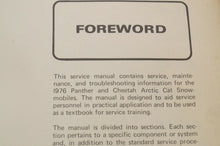 Load image into Gallery viewer, Genuine ARCTIC CAT Factory Service Shop Manual  1976 PANTHER CHEETAH  0153-088