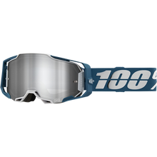 Load image into Gallery viewer, 100 Percent Armega Goggles Albar w/Flash Silver Lens  100% MX Motorcycle