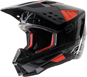 Alpinestars Supertech SM5 Helmet Rover Black/Red/Grey MX Motocross Adult XL