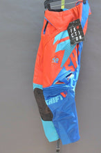 Load image into Gallery viewer, SHIFT RACING FACTION MOTOCROSS MX MOTO PANTS SIZE 28 ORANGE/BLUE