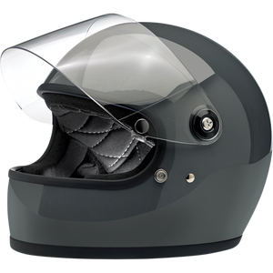 Biltwell Gringo-S Helmet ECE - Gloss Storm Gray Extra-Large XL  | 1003-809-105