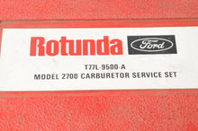 Load image into Gallery viewer, Ford Rotunda OTC Special Service Tool T77L-9500-A 2700 Carburetor Service Kit