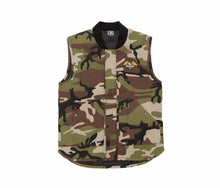 Load image into Gallery viewer, Loser Machine Condor Insulated Twill Motorcycle Vest - Jungle Camo Camouflage