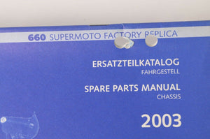 Genuine Factory KTM Spare Parts Manual Chassis Supermoto Factory Rep 03 |3208104