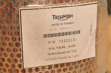 Load image into Gallery viewer, NOS OEM TRIUMPH T2202203 AIR FILTER - ROCKET III/ROADSTAR/TOURING   2006-2018