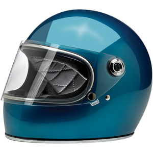 Biltwell Gringo-S Helmet ECE - Gloss Pacific Blue Medium M MED MD | 1003-816-103