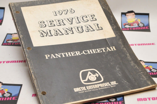 Genuine ARCTIC CAT Factory Service Shop Manual  1976 PANTHER CHEETAH  0153-088