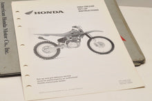 Load image into Gallery viewer, 2004 CRF230F CRF 230F GENUINE Honda Factory SETUP INSTRUCTIONS PDI MANUAL S0203