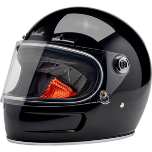NEW Biltwell Gringo SV Motorcycle Helmet Gloss Black Size L LG Large