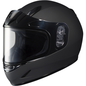 HJC CL-Y Youth Kids Snowmobile Helmet Flat Black Double Visor