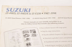 Clymer Service Repair Maintenance Shop Manual: Suzuki LT4WD LTF250 87-98  M483-2