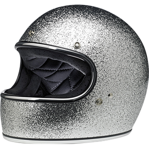 Biltwell Gringo Helmet ECE - Brite Silver Mega Metal Flake XS | 1002-405-101