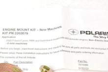 Load image into Gallery viewer, Genuine Polaris 2203079 Engine Mount Kit - 2005 Fusion RMK S/B 900 manual-start