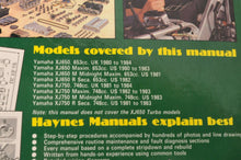 Load image into Gallery viewer, Haynes Owners Workshop Manual: Yamaha XJ650 XJ750 Seca Maxim 1980-1984 | 738