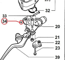 Load image into Gallery viewer, MV Agusta 800094643 Qty:10 Washer,Special D3.4 - (part of master cylinder)