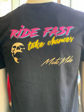 Load image into Gallery viewer, MotoMike Canada Inc Ride Fast Take Chances Tee 2022