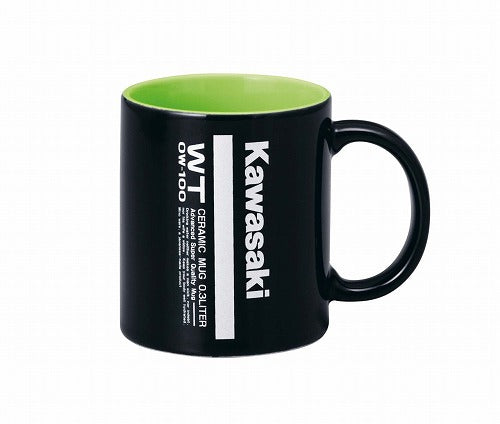 Genuine Kawasaki Mug, Ceramic,  Oil-Can Style Graphic