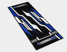 Load image into Gallery viewer, Launchmat Carpeted Paddock Garage Motorcycle Mat
