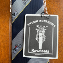 Load image into Gallery viewer, Genuine Kawasaki Neck Tie With Vintage Motorcycle Pattern Japan