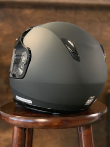 HJC CL-Y Youth Kids Snowmobile Helmet Flat Black Double Visor
