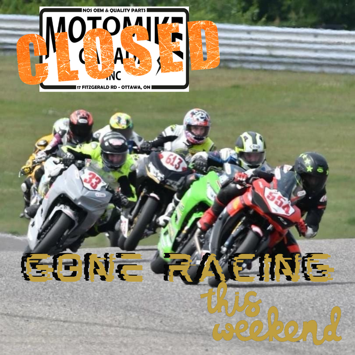 **CLOSED FOR RACING THIS WEEKEND**