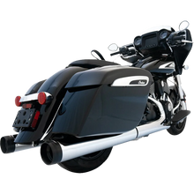 Load image into Gallery viewer, RINEHART RACING MUFFLERS 4.5&quot; INDIAN CHR/BLK TRAD 500-0510