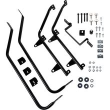 Load image into Gallery viewer, CYCLE VISIONS 08-17 FLST/C/N BLK S/BAG MNTS F/FL BAGS CV-7201