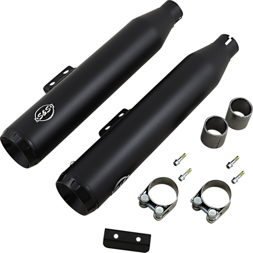 S&S CYCLE MUFFLER BLK GN 50S M8 ST 550-0754B