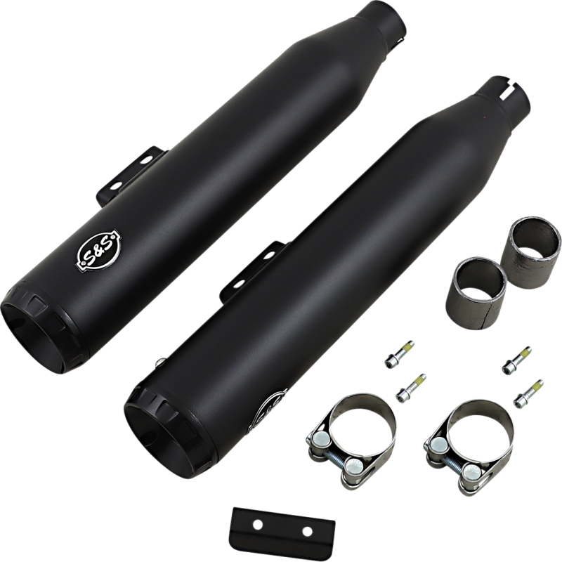 S&S CYCLE MUFFLER BLK GN 50S M8 ST 550-0754B