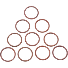 Load image into Gallery viewer, JAMES GASKET EXHAUST COPPER CRUSH RING GASKET 10 PACK JGI-65324-83-CG